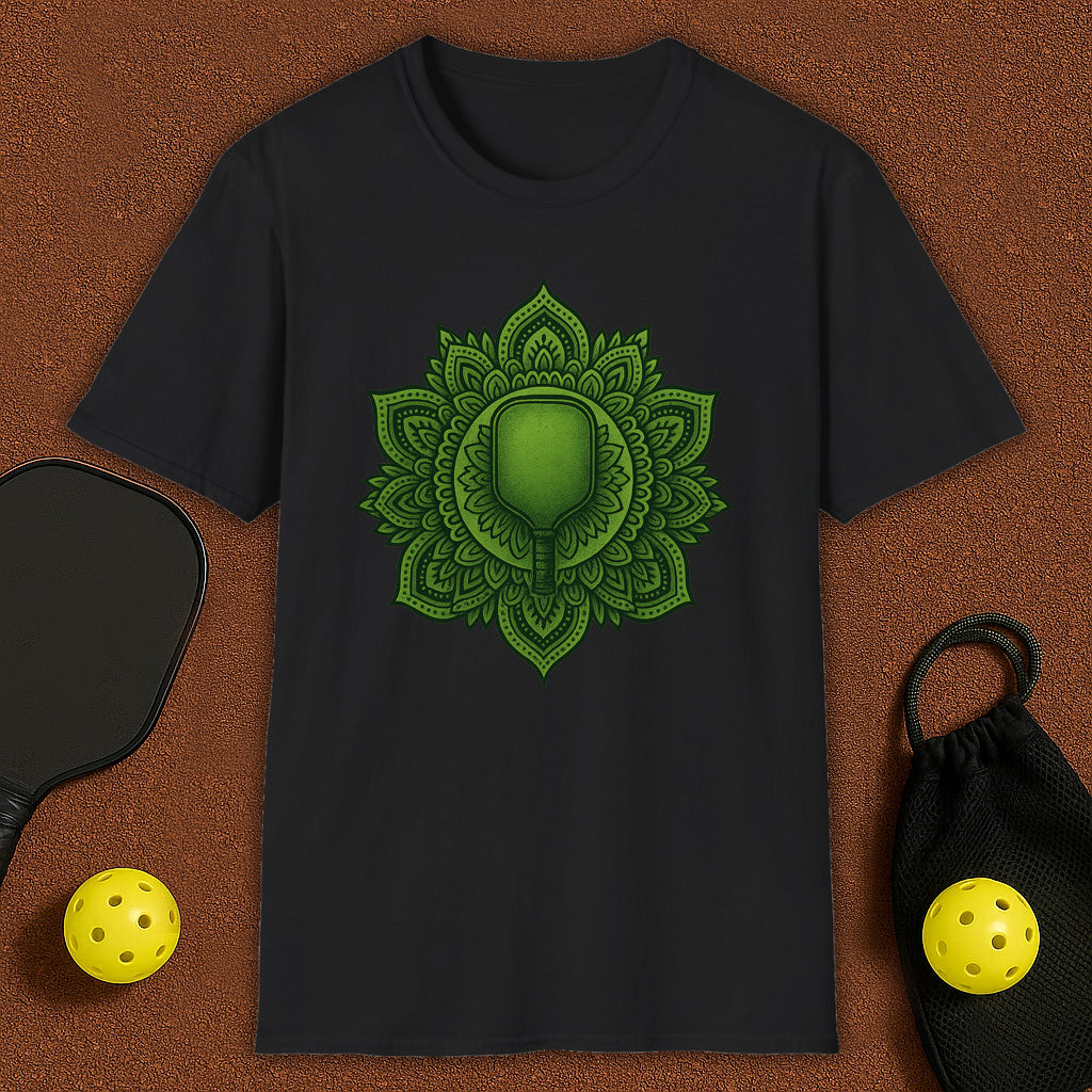 Pickle Mandala Yoga Pickleball T-Shirt