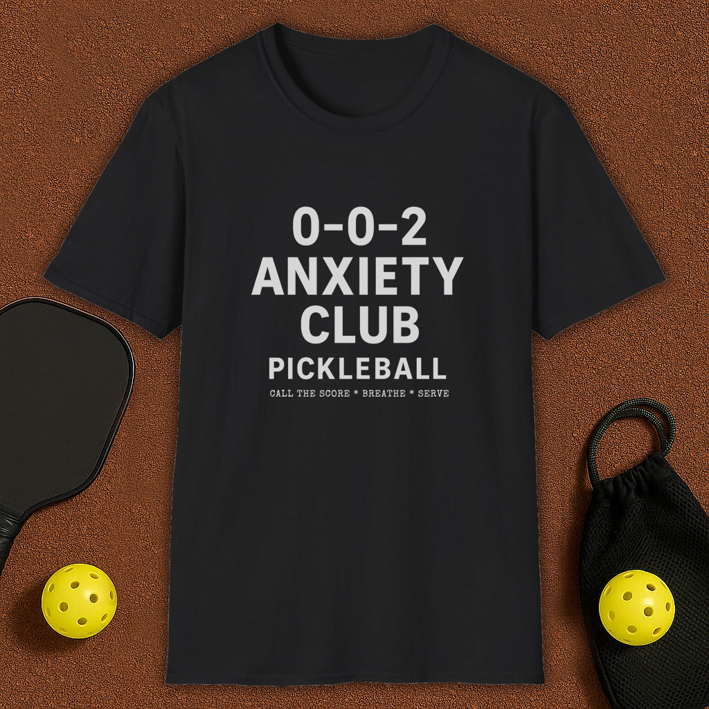 ANXIETY CLUB Pickleball T-Shirt