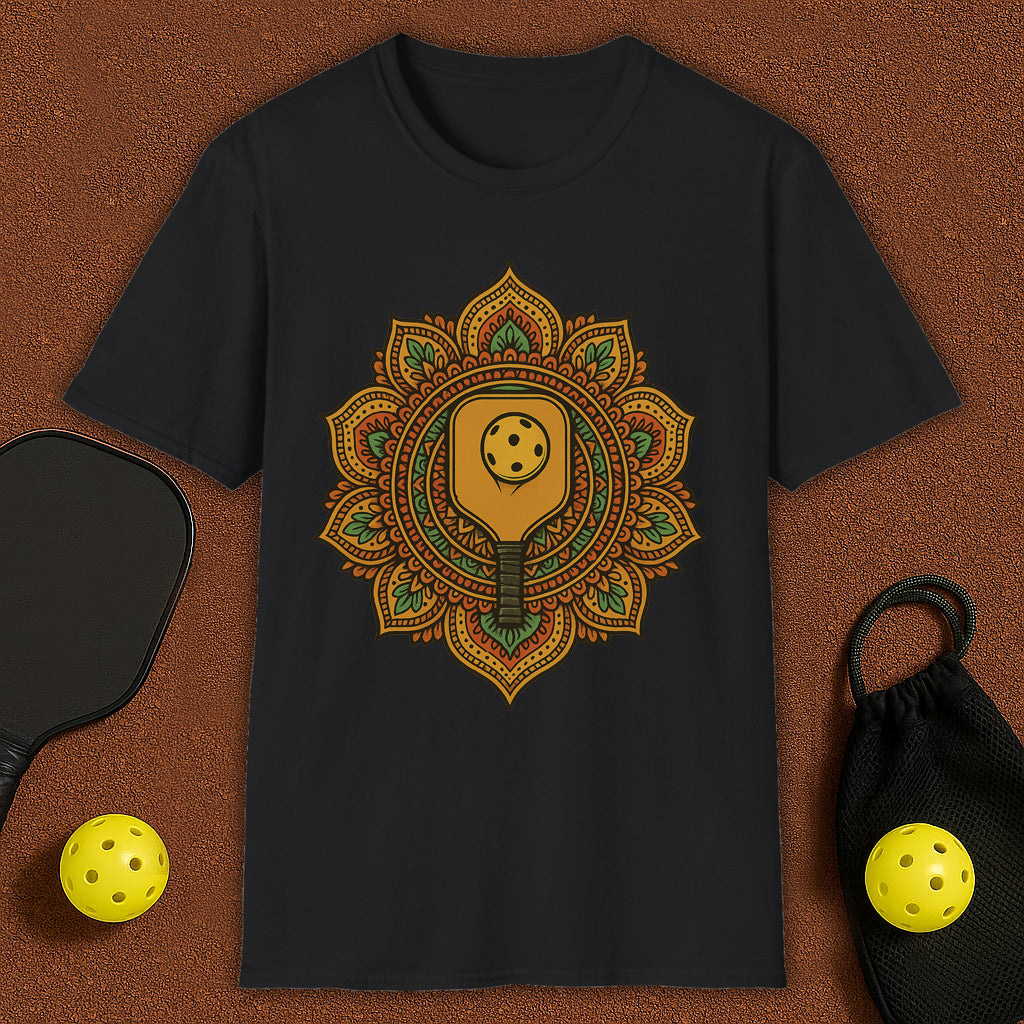 Colorflull Mandala Yoga Pickleball T-Shirt