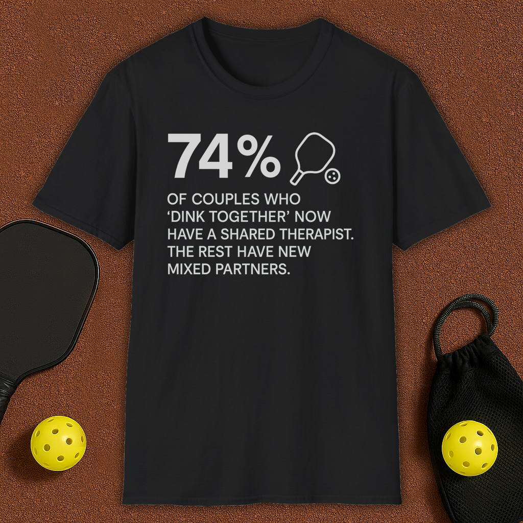 Mixed Couples Same Therapist Pickleball T-Shirt
