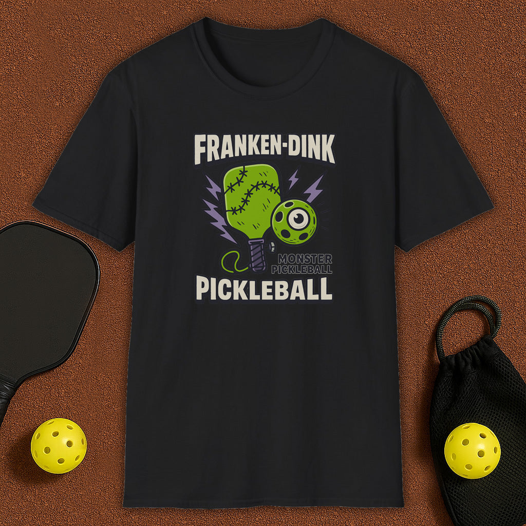 Franken Dink Haloween Pickleball T-Shirt