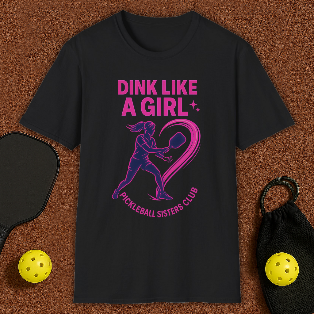 Dink Like A Girl Pickleball T-Shirt