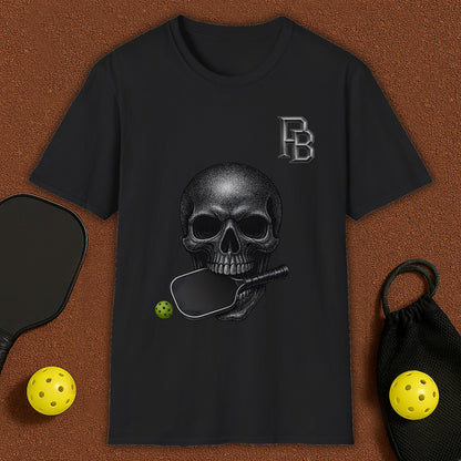 PB Skull Designer Pickleball T-Shirt