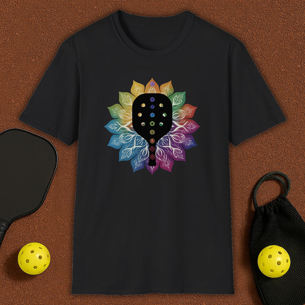 Meditaion Mandala Yoga Pickleball T-Shirt