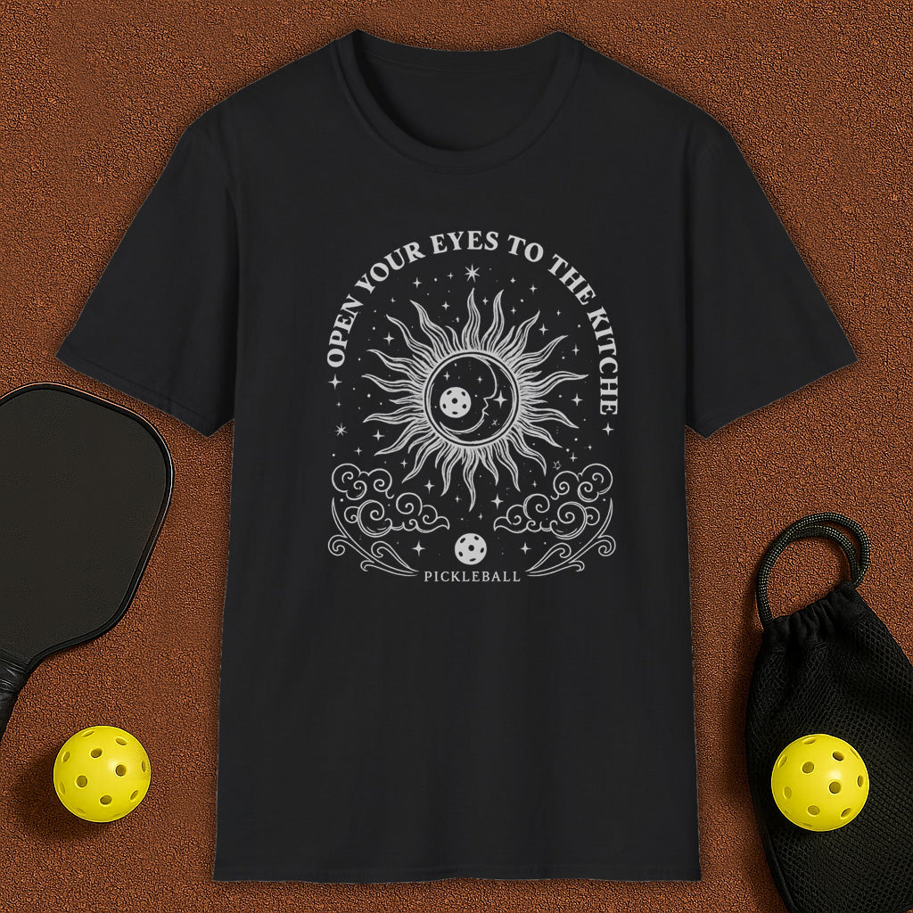Open Your Eyes Pickleball T-Shirt