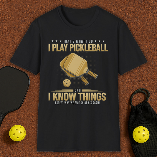 WHY WE SWITCH AT SIX AGAIN Pickleball T-Shirt