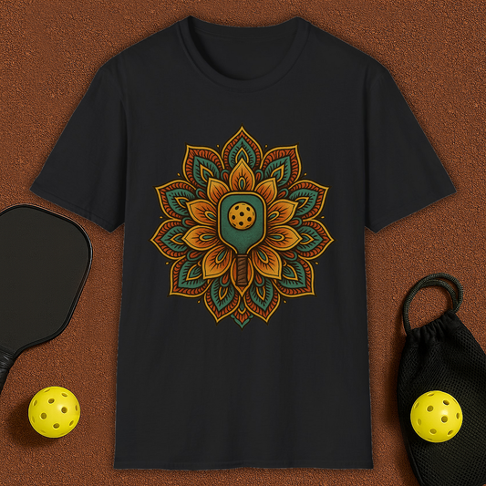 Colorfull Mandala Yoga Pickleball T-Shirt