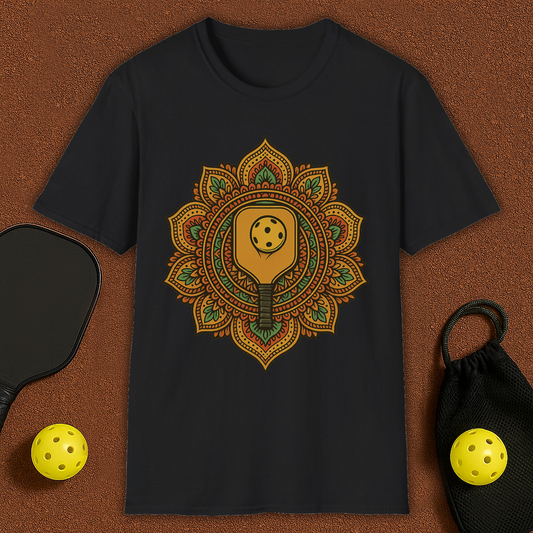 Colorflull Mandala Yoga Pickleball T-Shirt