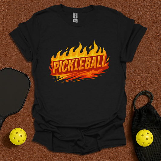 Pickleball Flames T-Shirt