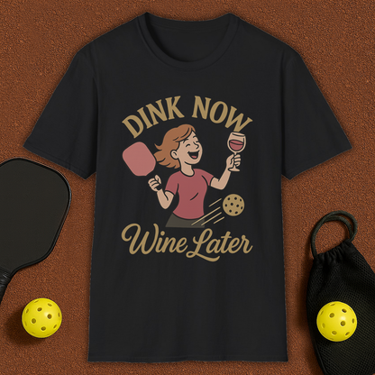 Dinl & Wine Pickleball T-Shirt