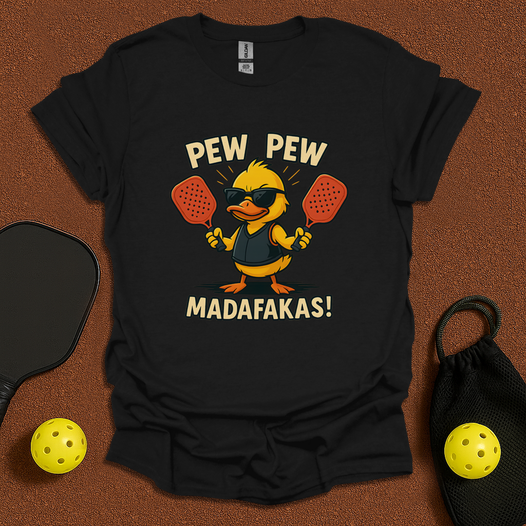 Pew Pew Pickleball T-Shirt