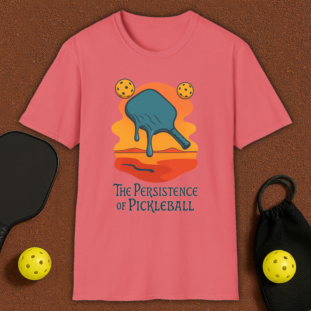 Salvador Dali Style Pickleball T-Shirt