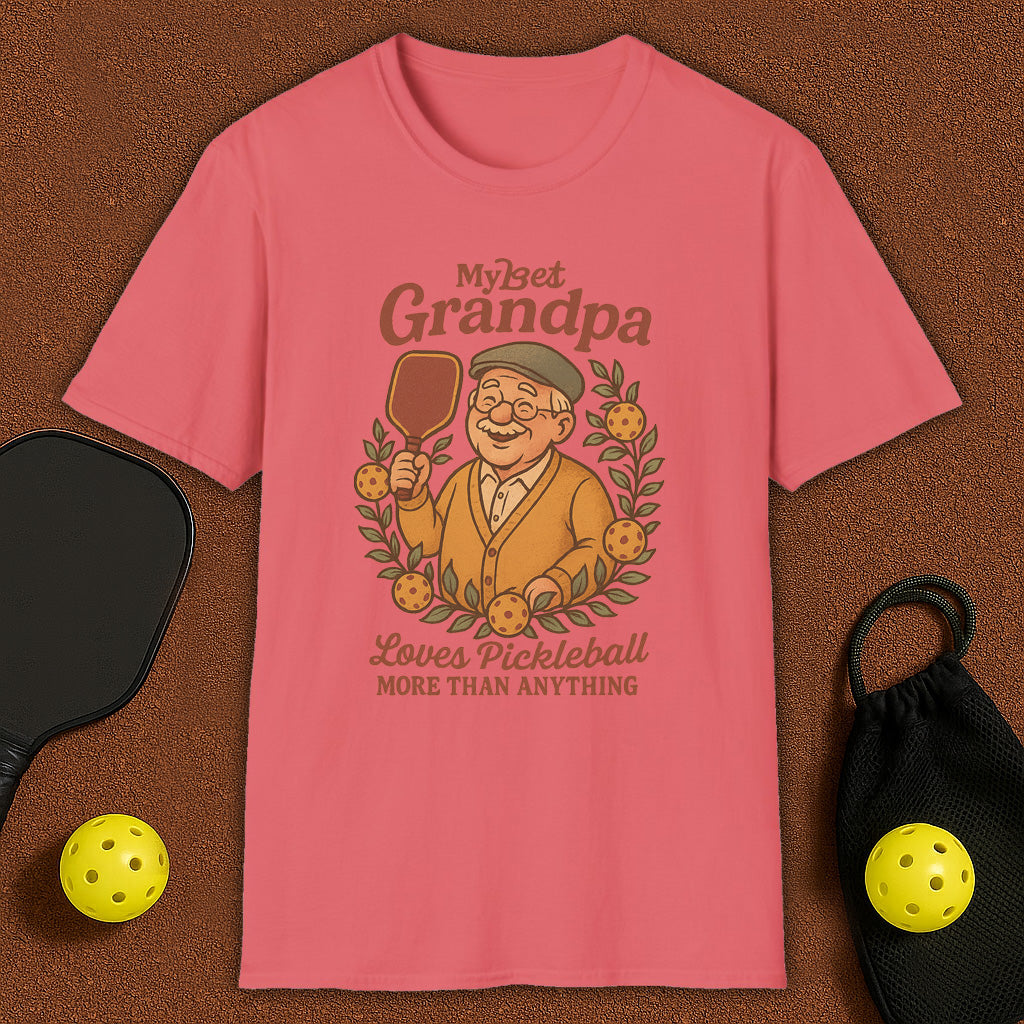 My Best Grandpa Pickleball T-Shirt