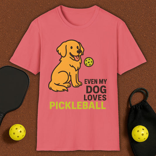 Even My Retriver Loves Pickleball T-Shirt