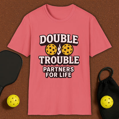 Double Trouble Partners Pickleball T-Shirt