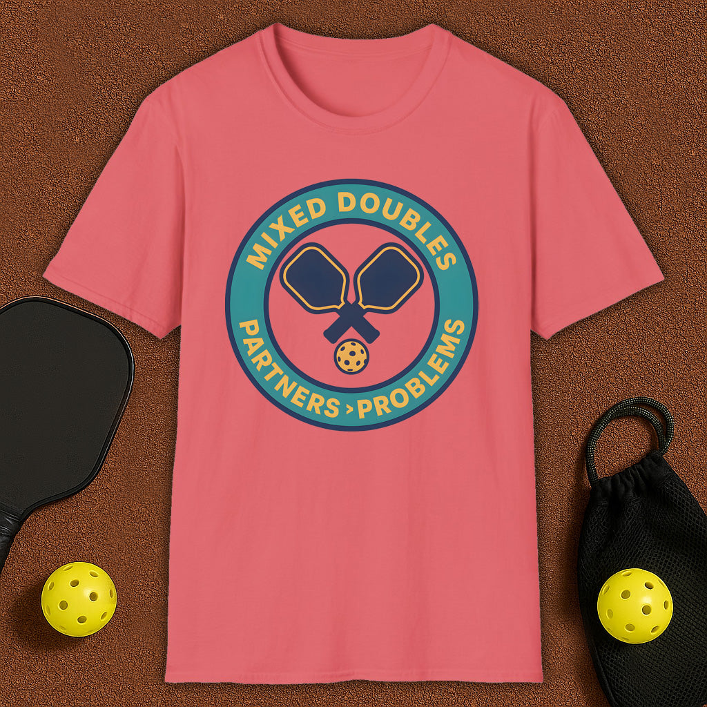 Mixed Doubles Pickleball T-Shirt