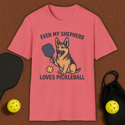Even My Shepherd Loves Pickleball T-Shirt