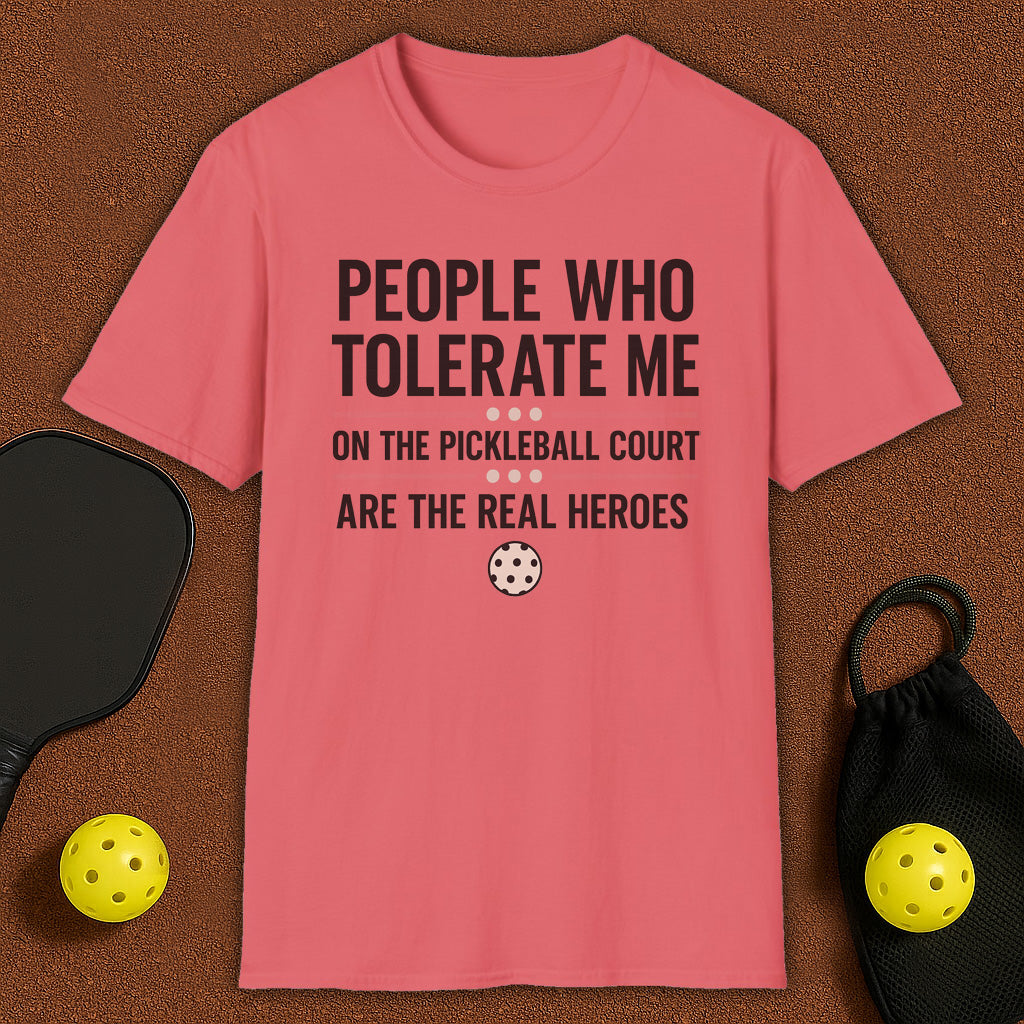 People who tolerate me MVP Pickleball T-Shirt