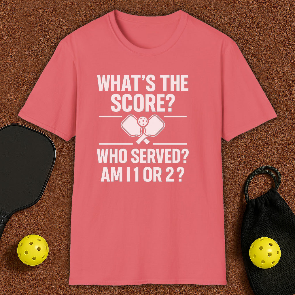 Who Served First?! Pickleball T-Shirt