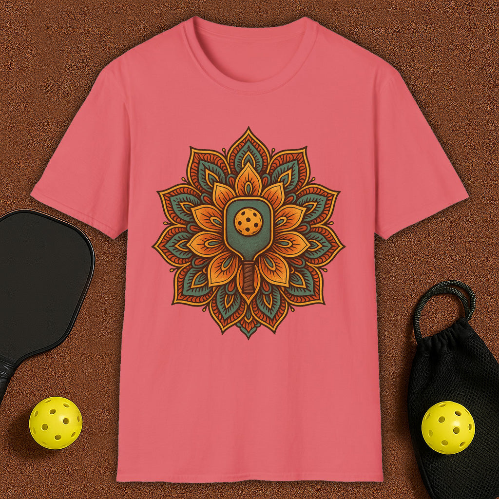 Colorfull Mandala Yoga Pickleball T-Shirt