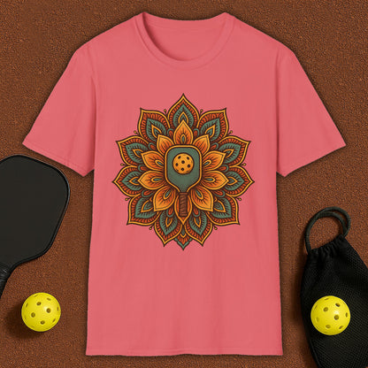 Colorful Mandala Yoga Pickleball T-Shirt