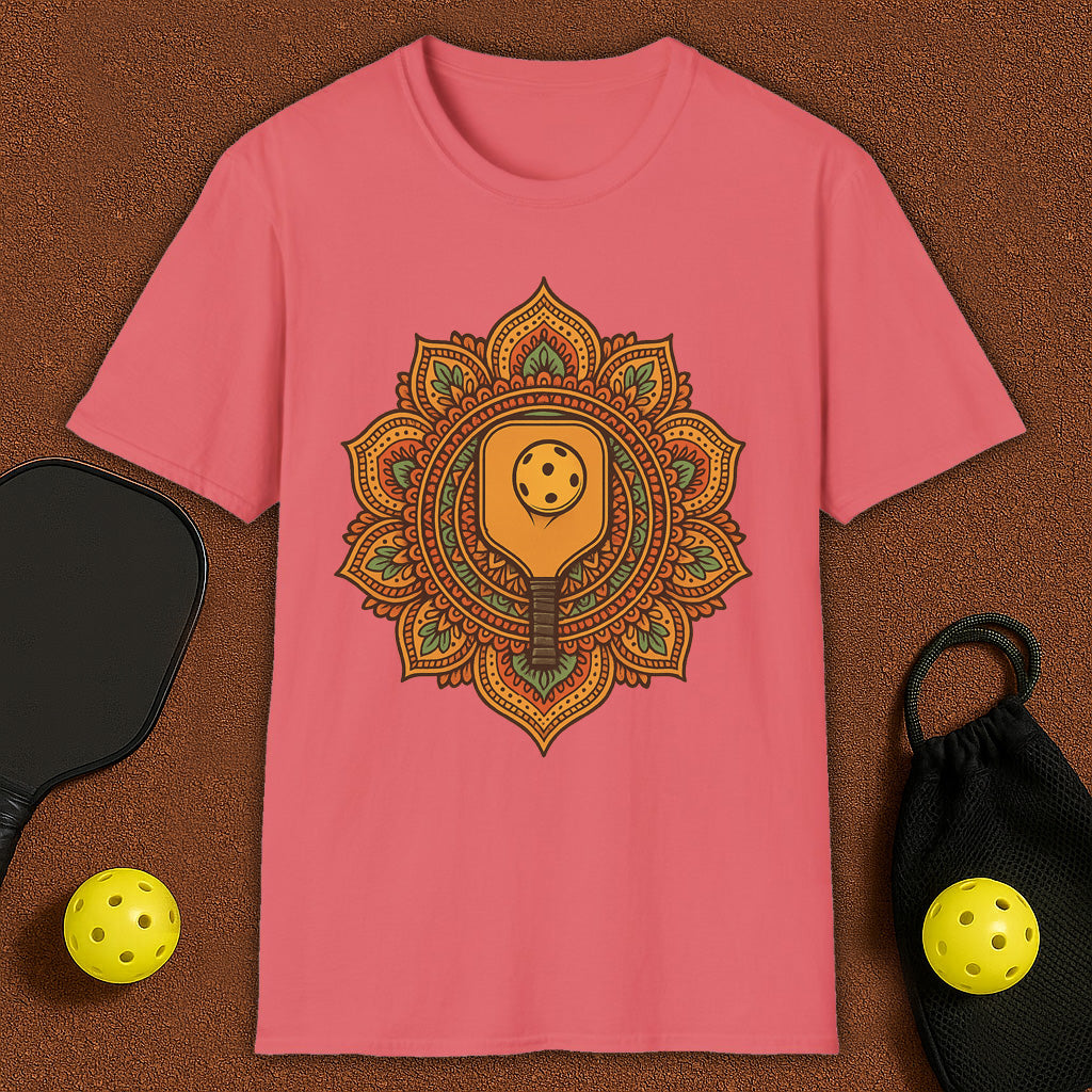 Colorflull Mandala Yoga Pickleball T-Shirt