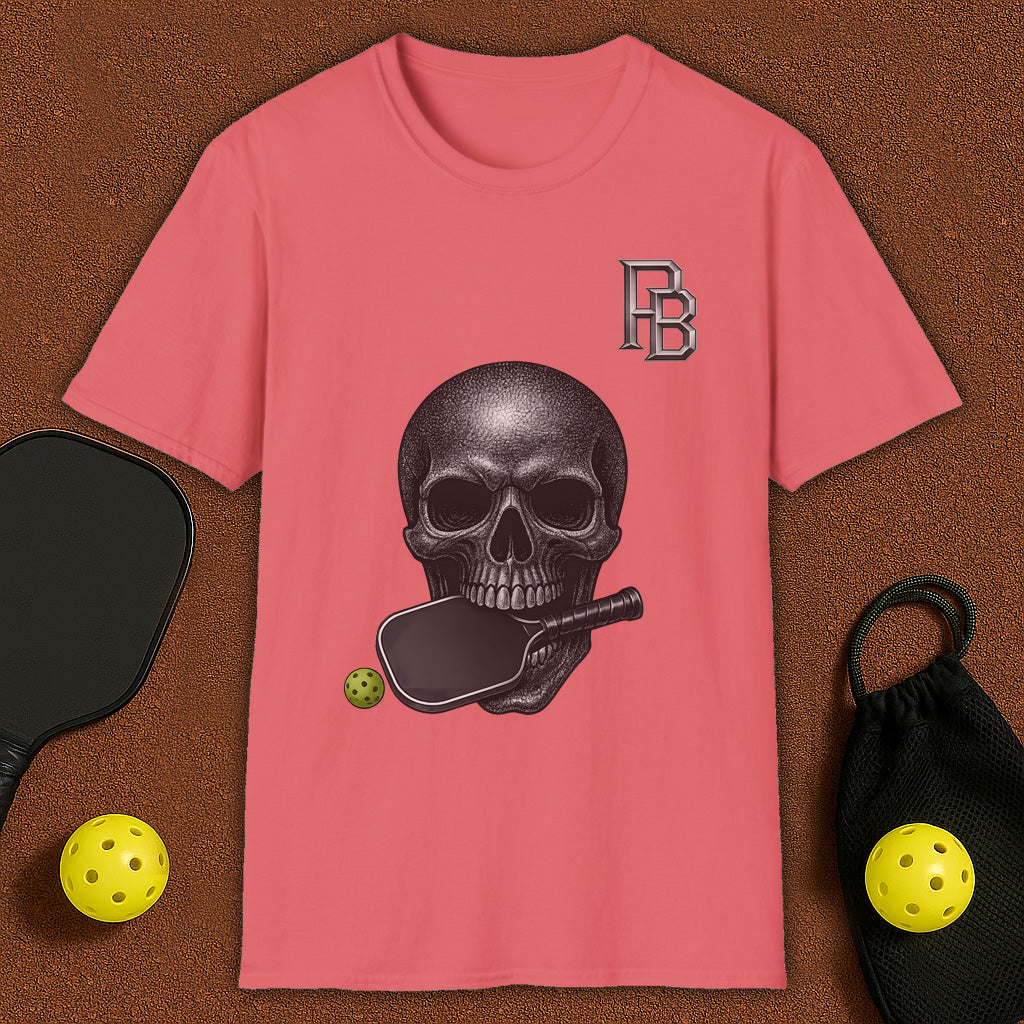 PB Skull Designer Pickleball T-Shirt
