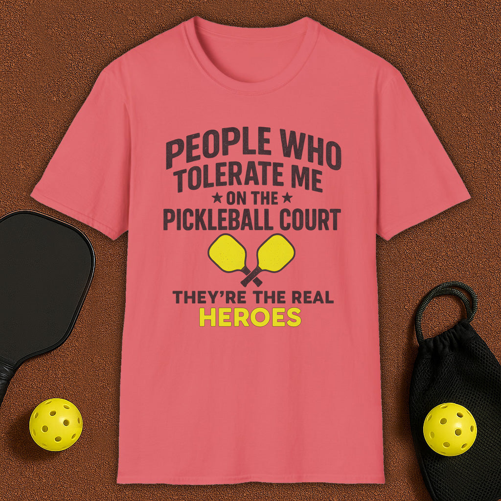 Who Tolerate Me Pickleball T-Shirt