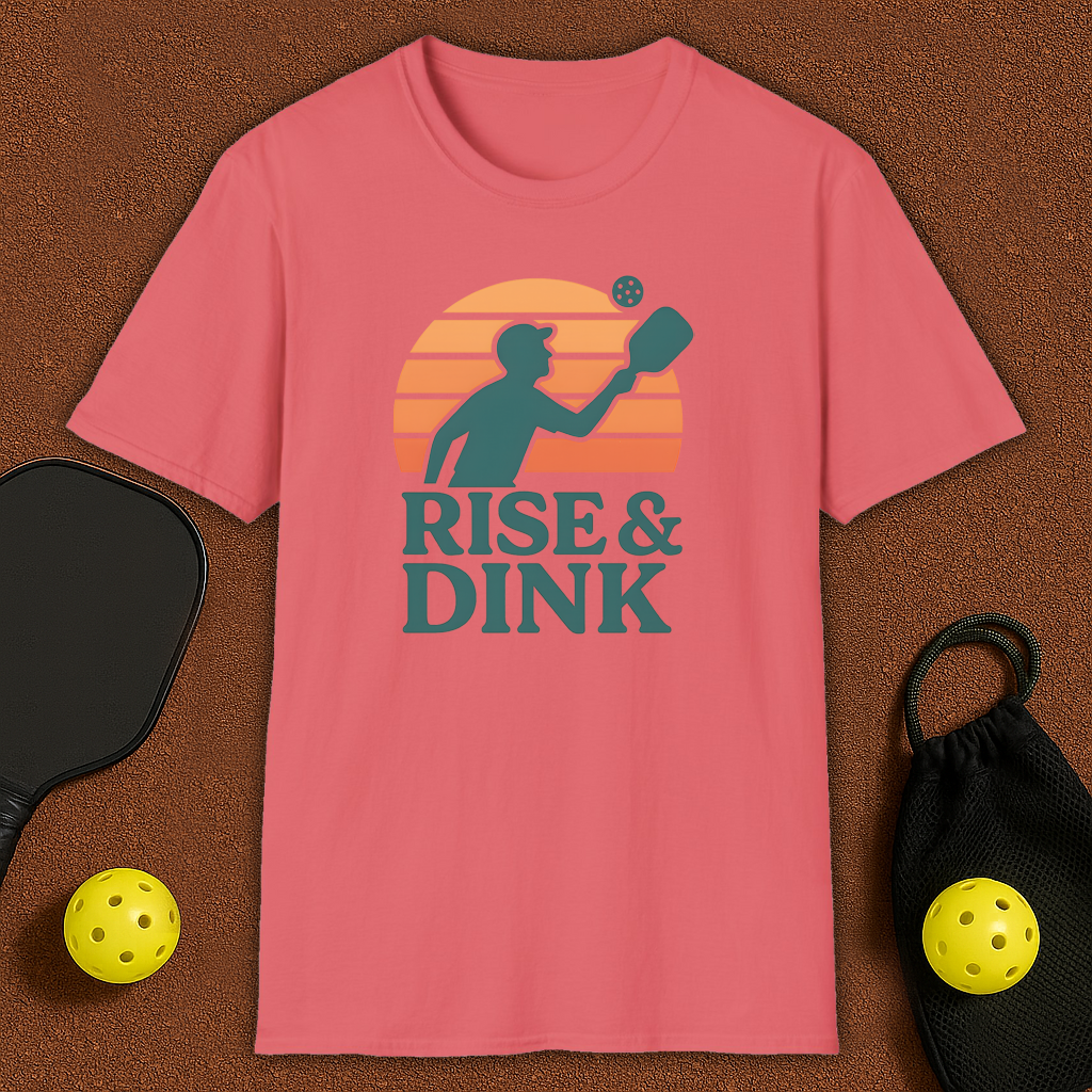 Morning Dinker Rise & Dink Pickleball T-Shirt