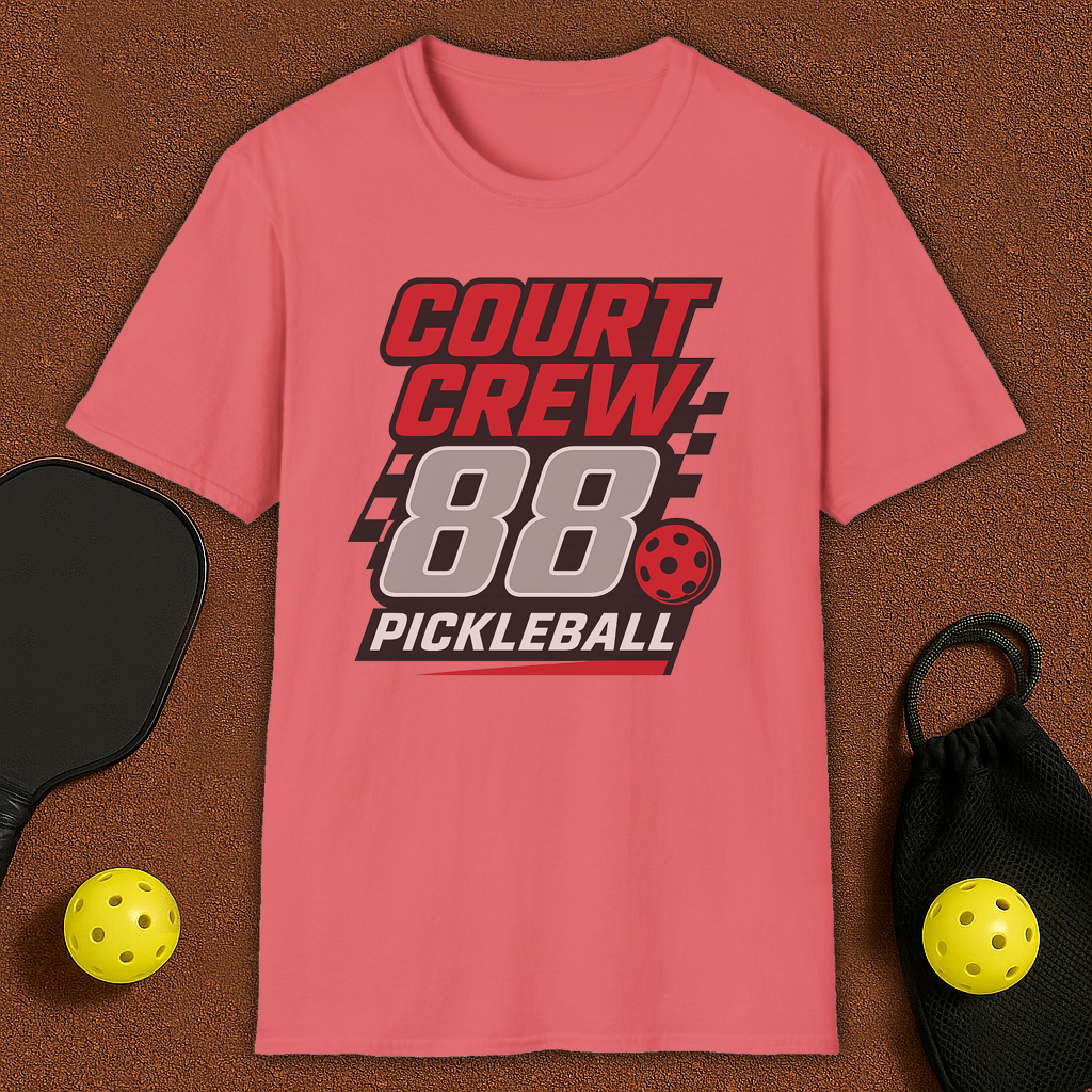 Court Crew Nascar style Pickleball T-Shirt