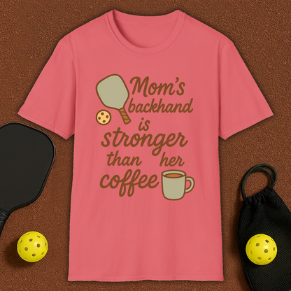 Mom's Backhand Pickleball T-Shirt