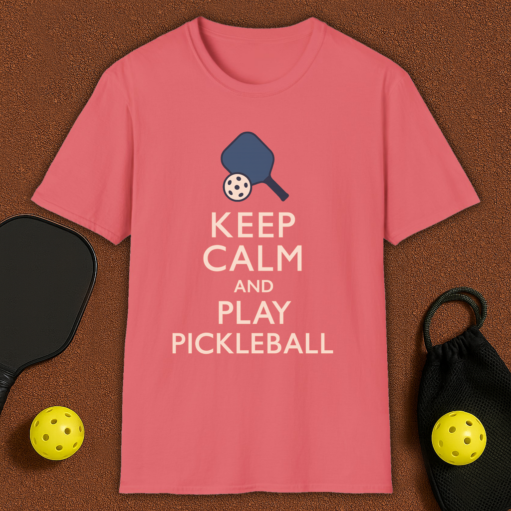 Keep Calm & Play Pickleball T-Shirt