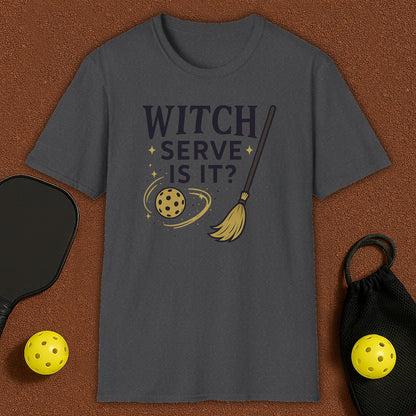 Witch Serve Haloween Pickleball T-Shirt