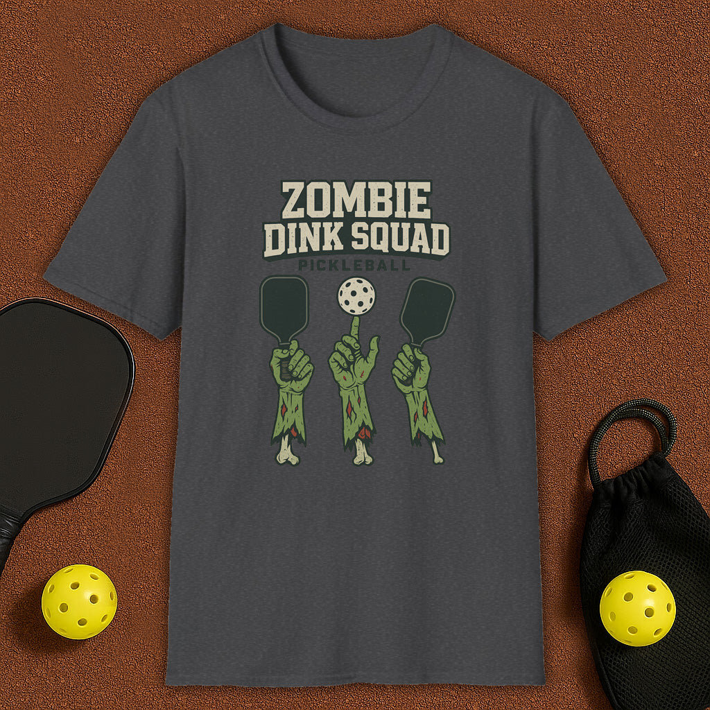 Zombie Squad Haloween Pickleball T-Shirt