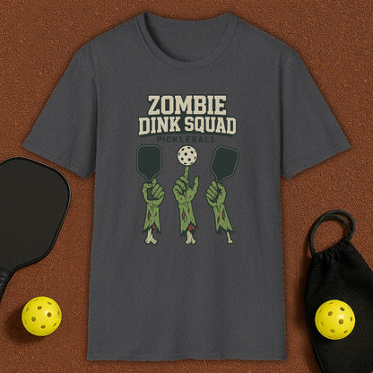 Zombie Squad Haloween Pickleball T-Shirt