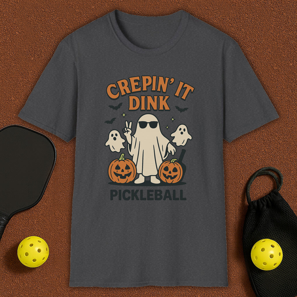 Crepin' It Haloween Pickleball T-Shirt