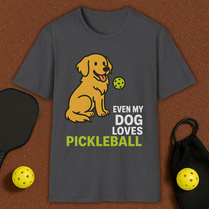 Even My Retriver Loves Pickleball T-Shirt