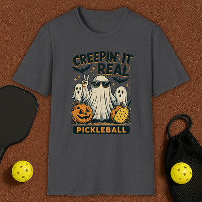 Creepin Haloween Pickleball T-Shirt