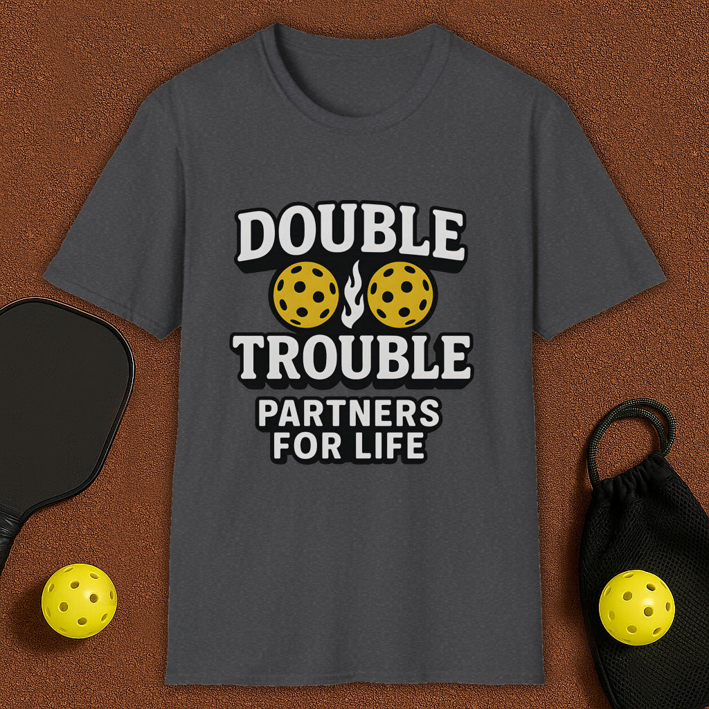 Double Trouble Partners Pickleball T-Shirt
