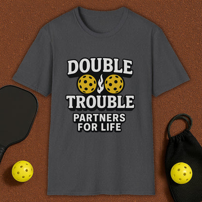 Double Trouble Partners Pickleball T-Shirt