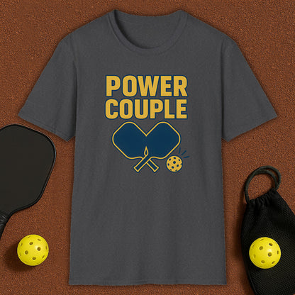 Power Couple Pickleball T-Shirt