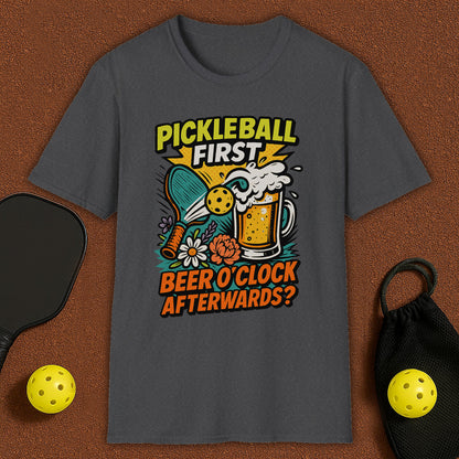 Beer O'Clock After Pickleball T-Shirt
