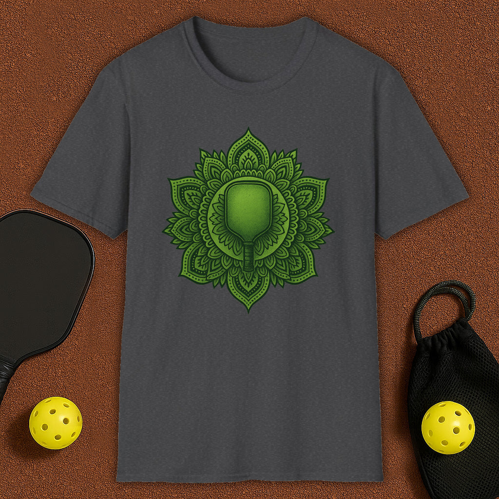Pickle Mandala Yoga Pickleball T-Shirt