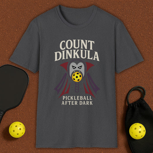 Haloween Dinkula Pickleball T-Shirt