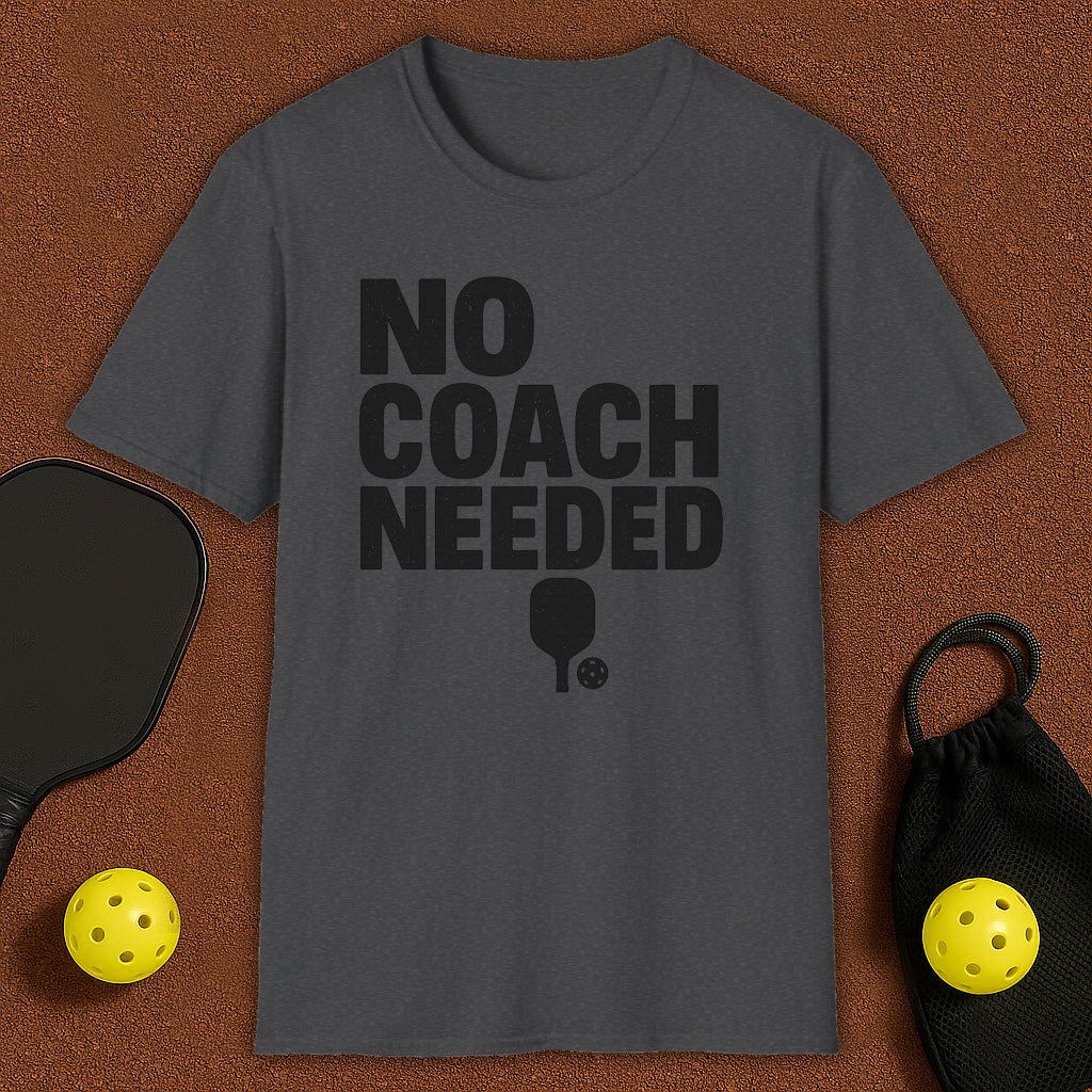 No Coach Pickleball T-Shirt
