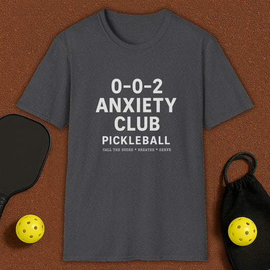 ANXIETY CLUB Pickleball T-Shirt