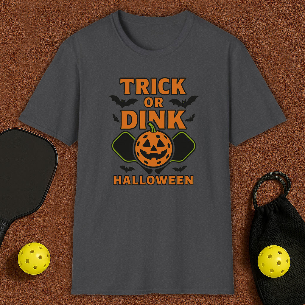 Trick Or Dink Haloween Pickleball T-Shirt