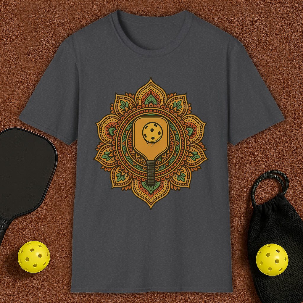 Colorflull Mandala Yoga Pickleball T-Shirt