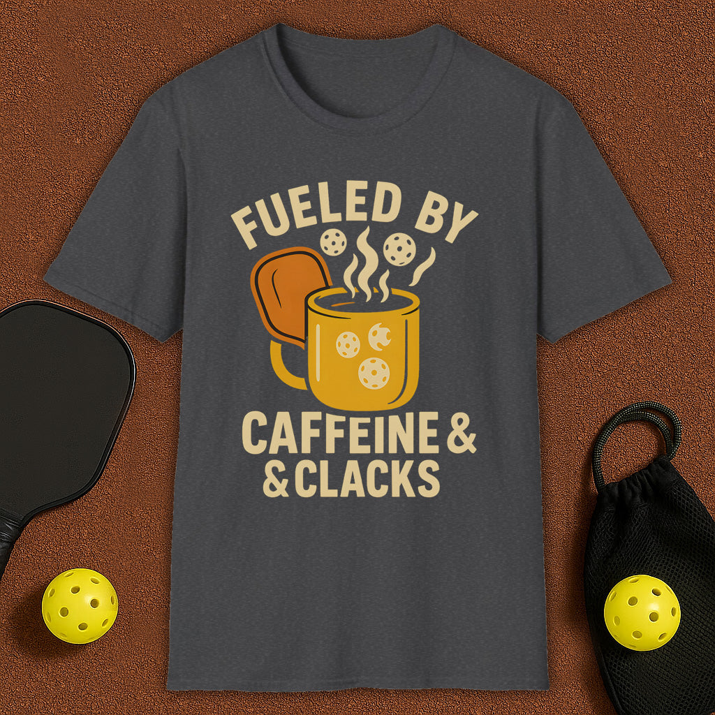 Fueled by Caffeine & Clacks T-Shirt