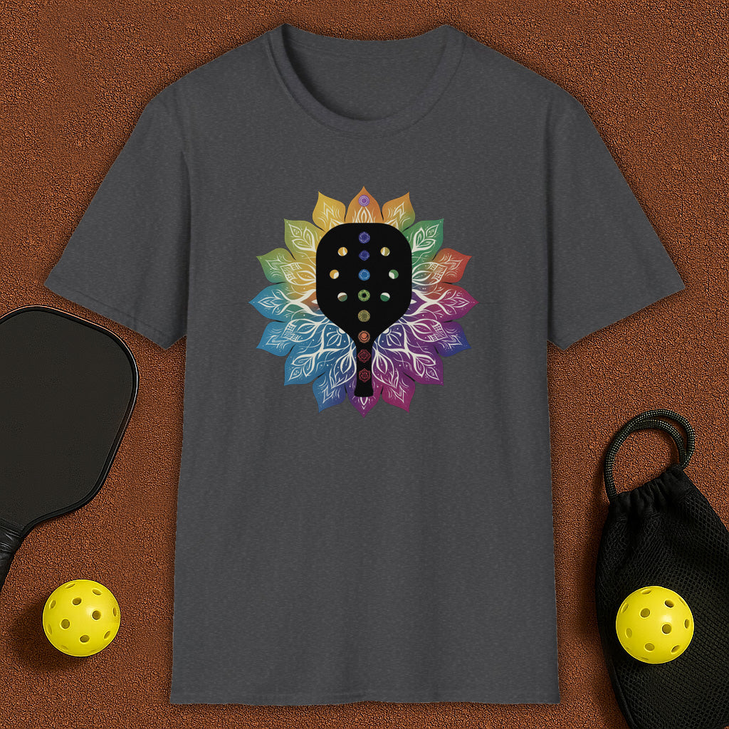 Meditaion Mandala Yoga Pickleball T-Shirt